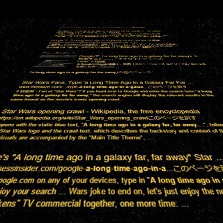 ある言葉をGoogle検索すると、フォースが溢れ出す