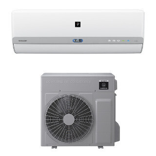 シャープ、電気を効率よく使える交流/直流ハイブリッドエアコン