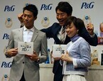 テニス・錦織圭と卓球・石川佳純、P&G「ママの公式スポンサー」日本代表に