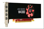 AMD、4画面出力が可能なLowProfile対応カード「AMD FirePro W4300」