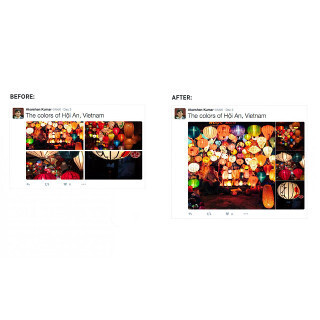 Twitter、画像をトリミングせず全体表示に