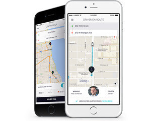 米Uber、路線バス型の「uberHOP」など2つのパイロットサービス開始