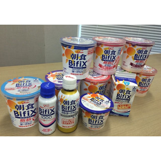 江崎グリコ、ビフィズス菌BifiXを配合したシリーズ全品を機能性表示食品に