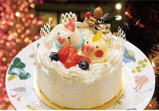 「ことりカフェ」、同店監修のオリジナル「Xmasインコケーキ」を受付中