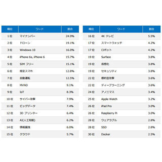 ITエンジニアに聞く、2015年もっとも注目したITワードは?