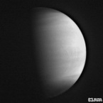 JAXA、あかつきがIR2で撮影した画像を公開 - 金星の縞模様捉える