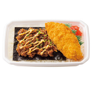 ほっともっと、のり弁当と牛めしを合わせた「のり牛」発売