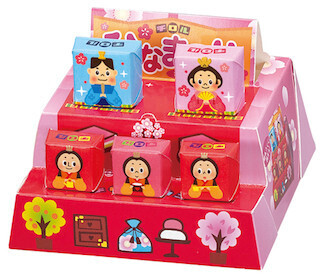 ひな壇に変身! 「ビッグチロル〈ひなまつり〉」発売 - チロルチョコ