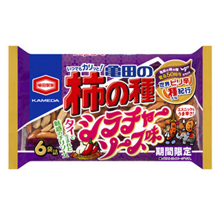 「亀田の柿の種」発売50周年でリニューアル - シラチャーソース味も新登場