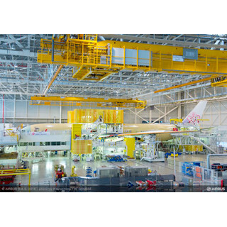 チャイナエアライン初のエアバスA350 XWBが最終組立へ--引き渡しは10～12月