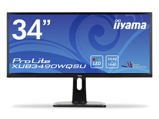 iiyama、3,440×1,440ドット解像度のAH-IPSパネルを採用した34型液晶