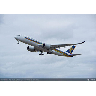 シンガポール航空のA350 XWB初号機が初飛行 - A350-900を67機発注