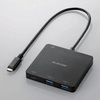 エレコム、USB Type-C採用でPower Delivery対応のUSB 3.1ハブ