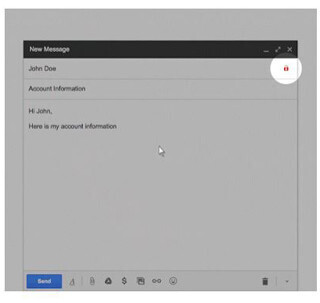 Gmail、暗号化されていないメールに警告アイコン表示