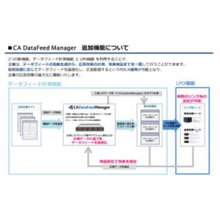 サイバーエージェント、「CA DataFeed Manager」に計測機能とLPO機能を追加