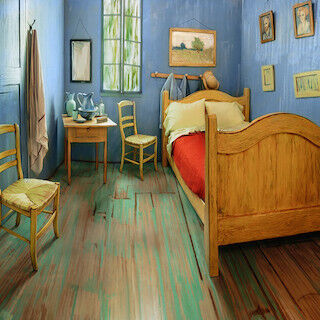 ファン・ゴッホの寝室を再現した部屋、&quot;民泊&quot;情報サイト「Airbnb」に登場