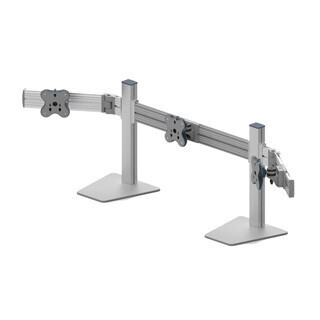 アスク、3枚のディスプレイを水平に設置できるウイングスタンド