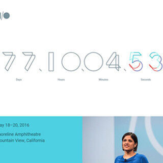 「Google I/O 2016」3月8日から受付開始、特設サイトでカウントダウン