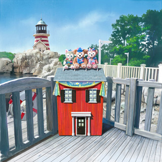 ディズニーシー、ダッフィーのぬいぐるみを置ける限定フォトスポット登場