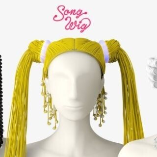 音楽を奏でるウィッグ「Song Wig」を発表 - クリエイティブ・ラボPARTY