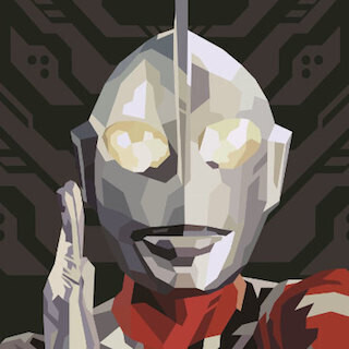 若手アーティスト制作によるウルトラマンをモチーフにしたアートを展示販売