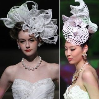 桂由美のウェディングドレス用ヘッドアクセサリを3Dプリンタで出力-DMM.com