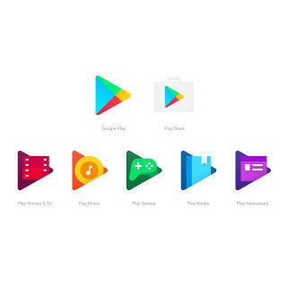 Google、「Google Play」シリーズアプリのアイコンをリニューアル