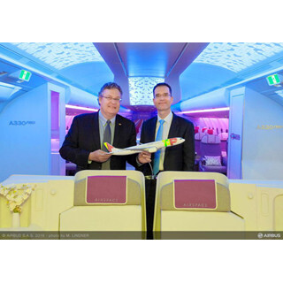 新キャビンのエアバスA330neoのローンチカスタマー発表 - 納入は2017年末