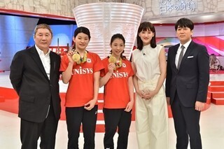 たけし、リオ五輪金の"タカマツ"ペアと共演「かわいいね」