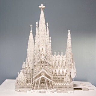 井上雄彦、ギネス級の巨大和紙にガウディを描く!-「特別展 ガウディ×井上雄彦」の展示内容を初公開 (1) 井上雄彦が約40作品を描きおろし!ガウディ関連資料は約100件展示