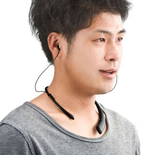 サンワ、ペアリング端末への着信を振動で通知するBluetoothヘッドセット
