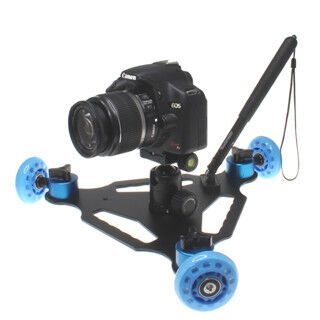 自主制作映画にも便利、ドリー撮影できる3輪/4輪のカメラ用台車 - 上海問屋