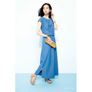 SOMETHING、DRESSとのコラボ第2弾は「リネン in デニム」 - 涼しく軽やかに