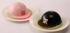 阪神タイガースのヘルメットがケーキに – ホームゲーム用とピンクの2種類
