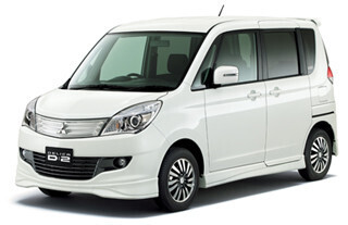 三菱自動車、コンパクトミニバン「デリカD:2」2WD車の燃費を向上