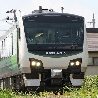 JR東日本「リゾートビューふるさと」ほくほく線へ - 新潟発臨時快速に使用