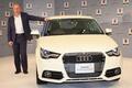 日本代表ザッケローニ監督、Audi A1限定車は「サイドから駆け上がる印象」