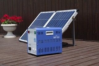 節電対策や緊急時の電源確保!　蓄電式ソーラーシステム発売-友恵