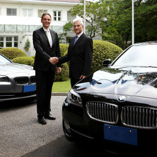 BMW、在日ドイツ大使館の公用車としてActiveHybrid 5などを納車