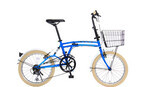 家族でシェアも可能！　折りたたみ自転車シリーズに新色のブルーが登場