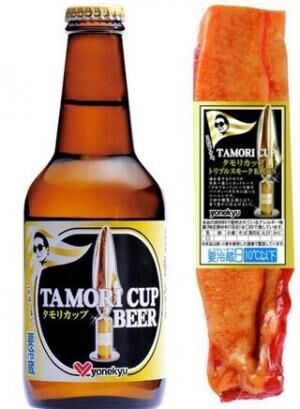 タモリカップ×米久のコラボ。こだわりビールと贅沢な3回薫製のベーコン