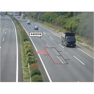 高速トリビア (24) 「レーンマーク」に秘められた仕掛けとは!?