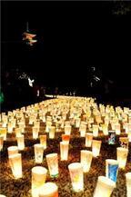 3万ものほのかに灯るぼんぼりで心を癒やす、広島県尾道市「灯りまつり」開催