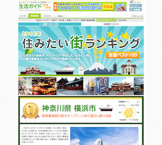 住みたい街ランキング、第1位は2年連続●●市! - 2位京都市、3位札幌市