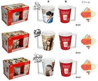 日清食品、AKB48マグカップと「カップヌードル リフィル」のセットを限定販売