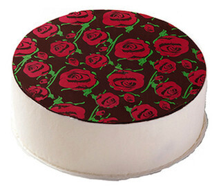 東京都・銀座「ジョエルデュラン」からバラのデザインのクリスマスケーキ