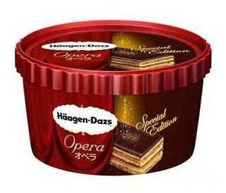 ハーゲンダッツ、チョコレートの上に金箔が輝く「オペラ」を限定発売