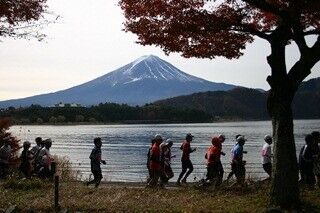 山梨県富士河口湖町、富士山マラソン開催に伴い交通規制を実施