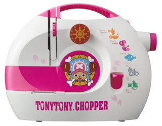 チョッパーがコンパクトミシンに!　ディノスとワンピースのコラボ商品販売