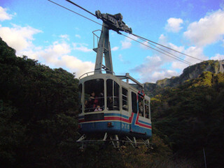 千葉県富津市の鋸山ロープウェーが、ゴンドラのさよならイベントを開催